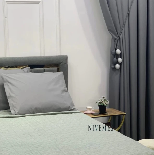 NİVEMESHOME YEŞİL 160X230 TEK PİKE ÖRTÜSÜ TEK KİŞİLİK - 6