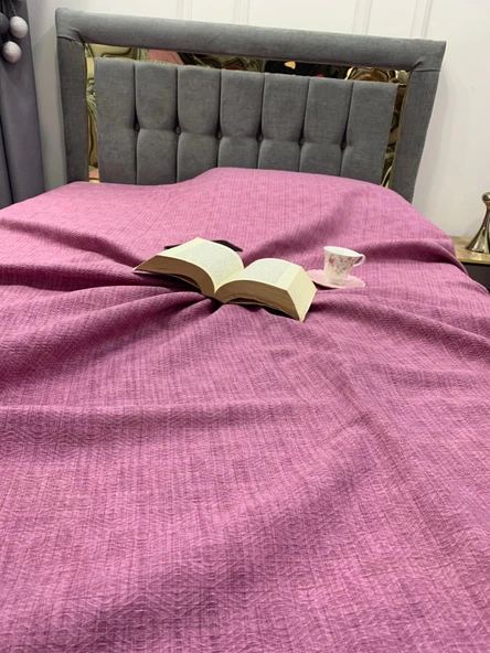 NİVEMESHOME MOR 160X230 TEK PİKE ÖRTÜSÜ TEK KİŞİLİK - 4