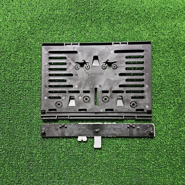 Motorsiklet Plakalık Marl bora Lazer Kesim 3D Kabartmalı Model Motor Plakalığı - 2