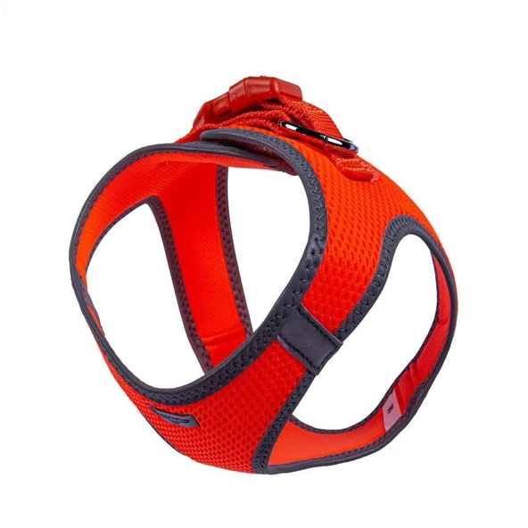 Doggie Havalı Dokuma Reflektörlü Küçük Irk Göğüs Tasması Orange 38-44 cm(ARG-M) - Resim 3