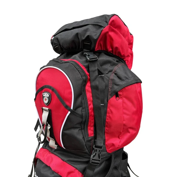 Cakard Profesyonel Dağcı Sırt Çantası 85+10 Lt Kırmızı 985-CK - Resim 5