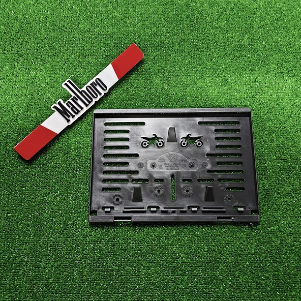 Motorsiklet Plakalık Marl bora Lazer Kesim 3D Kabartmalı Model Motor Plakalığı - 3