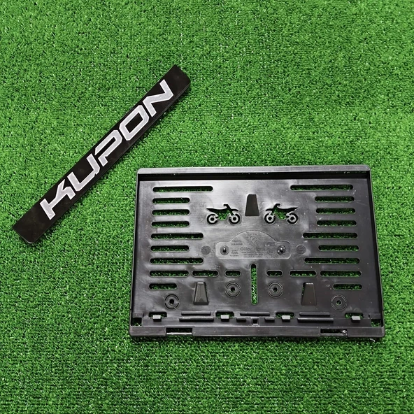 Motorsiklet Plakalık Kupon Lazer Kesim 3D Kabartmalı Model Motor Plakalığı - 3