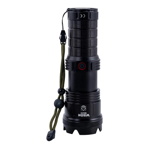 Wison El Feneri - Zoomlu - Şarjlı 50 W - Metal Gövde - 5
