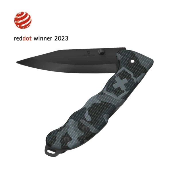 Evoke BSH Alox Mavi Kamuflaj İsviçre Çakısı - 0.9425.DS222 ürün görseli 1