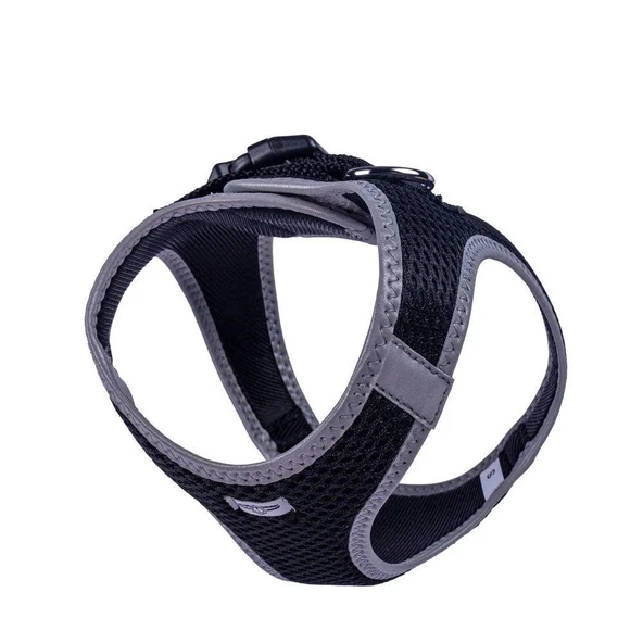 Doggie Havalı Dokuma Reflektörlü Küçük Irk Göğüs Tasması Siyah 32-38 cm (ARG-S) - Resim 4