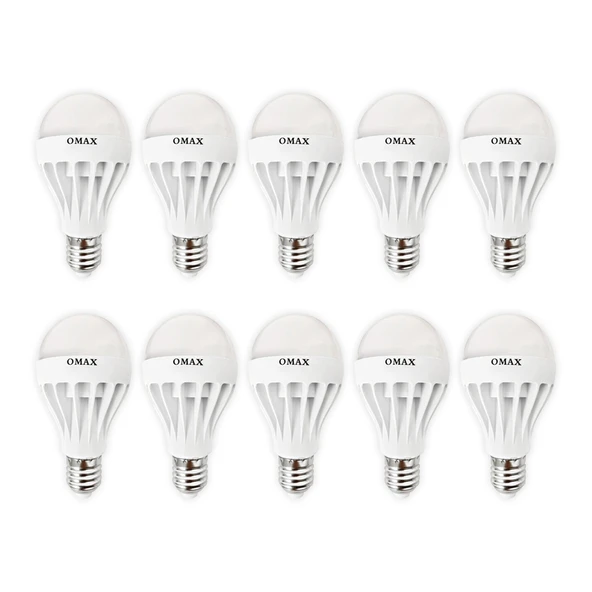 Omax 9W Tasarruflu Led Ampul 10'lu - 1