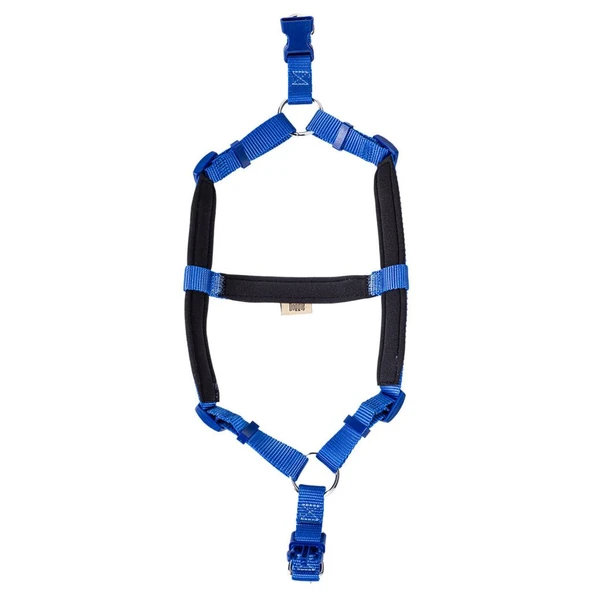 Doggie Konfor Dokuma Ronin Göğüs Tasması Royal Mavi 2.5*65-75 cm (DSGT XL) - Resim 2