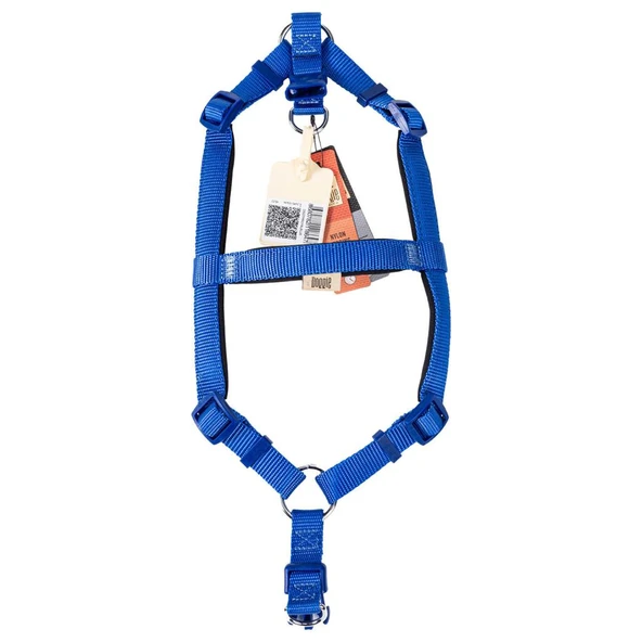 Doggie Konfor Dokuma Ronin Göğüs Tasması Royal Mavi 2.5*65-75 cm (DSGT XL) ürün görseli 1