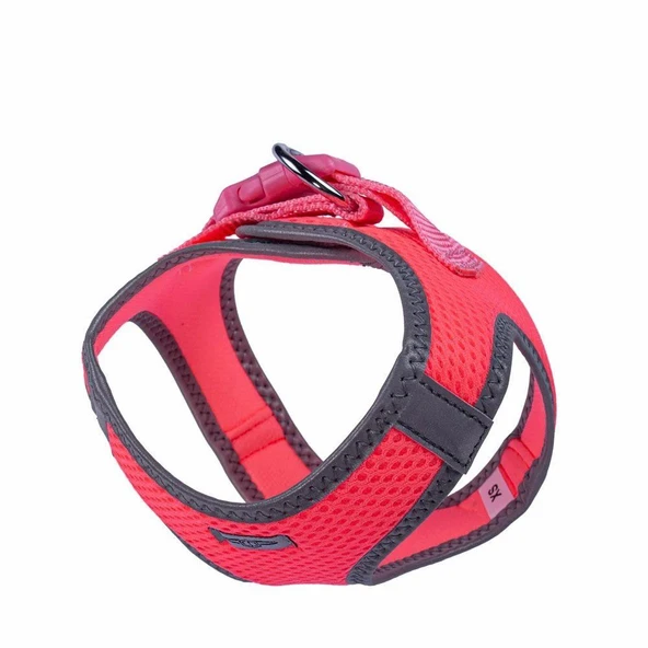 Doggie Havalı Dokuma Reflektörlü Küçük Irk Göğüs Tasması Pembe 30-34 cm (ARG-XS) - Resim 3