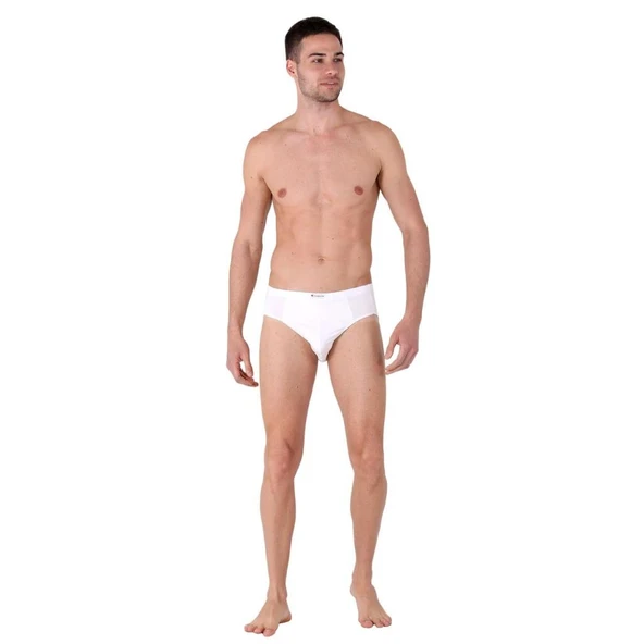 Bambu Erkek Slip Short - Thermoform - Beyaz - 1