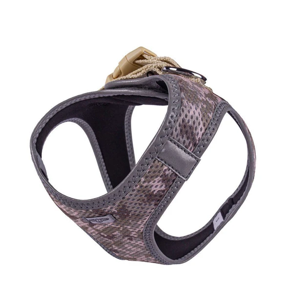 Doggie Havalı Dokuma Reflektörlü Küçük Irk Göğüs Tasması Camo 32-38 cm(ARG-S) - 2
