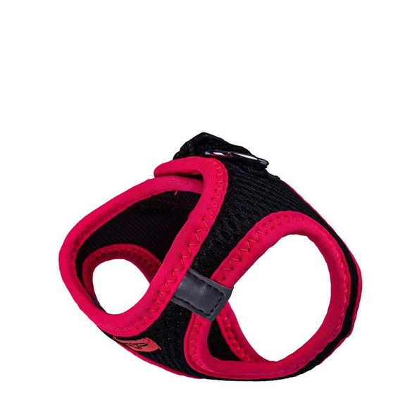 Doggie Havalı Dokuma Neon Küçük Irk Göğüs Tasması Pembe 22-26 cm (ANG-3XS) - Resim 4