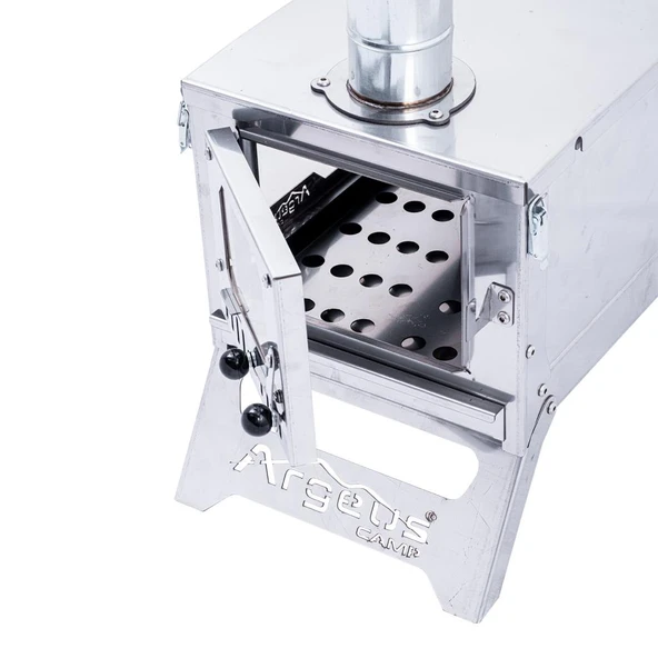 Argeus Konteyner ve Kamp Sobası Krom (ARG-004) - 5