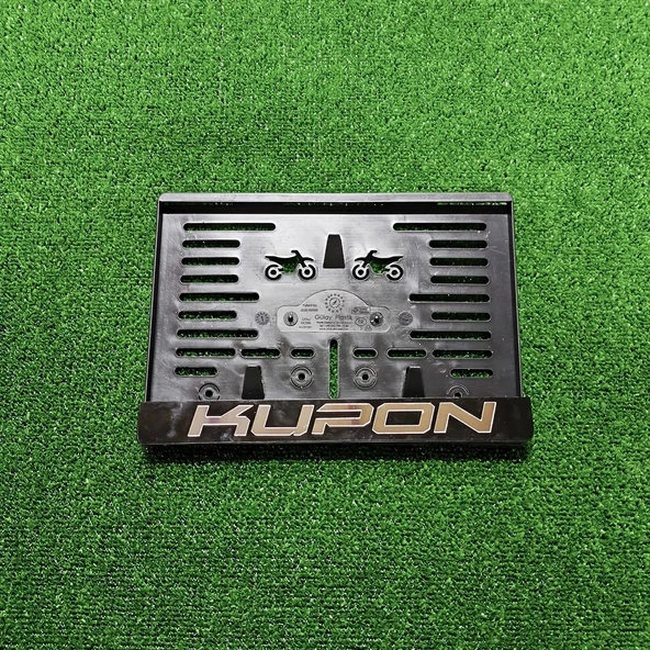 Motorsiklet Plakalık Kupon Lazer Kesim 3D Kabartmalı Model Motor Plakalığı