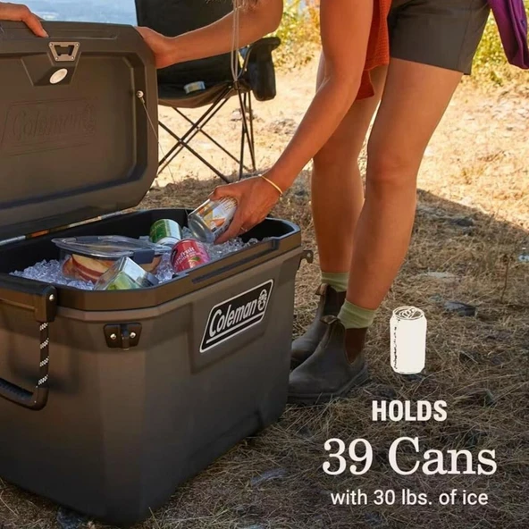 Soğutucu Buzluk - Coleman - Convoy 55 QT - 52 lt - Dark Storm - 5