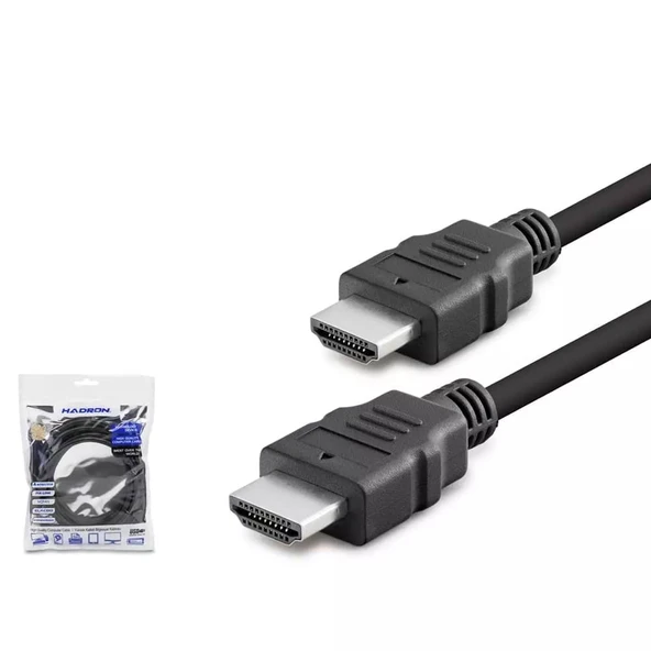 Hadron Hdx2005 Hdmi Kablo Pvc Od7.3 3M Siyah ürün görseli