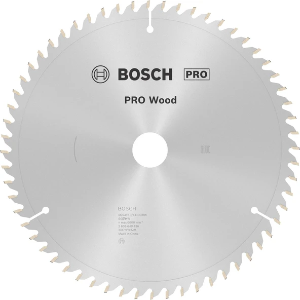 Daire Testere - PRO Wood 254*30 mm 60 Diş - 2