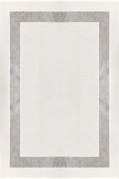 Pastel Halı Rönesans 76205 075 Krem Gri Akrilik Salon Oturma Yatak Odası Halısı ürün görseli 1