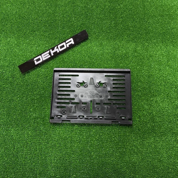 Motorsiklet Plakalık Dekor Lazer Kesim 3D Kabartmalı Model Motor Plakalığı - 3