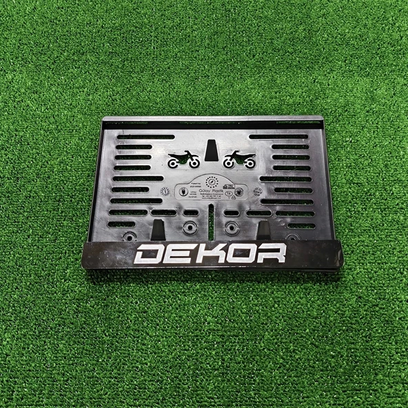 Motorsiklet Plakalık Dekor Lazer Kesim 3D Kabartmalı Model Motor Plakalığı