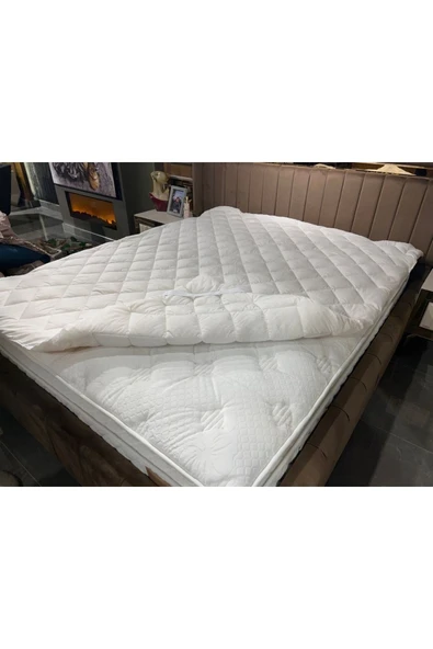 Merinos Kuzu Yünü Yatak Pedi, Yatak Koruyucu, Yatak Şiltesi (%100 MERİNOS KUZU YÜNÜ) - 5