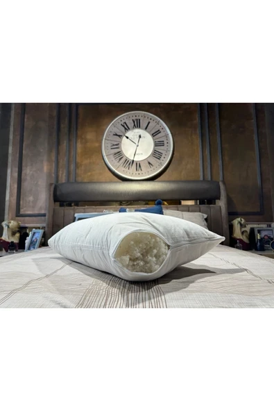 %100 Merinos Boncuk Kuzu Yünü Dolgulu Yastık 50 X 70 Cm Ebat , 1000 gram - 2
