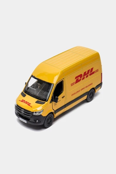 Kinsmart Mercedes Sprinter Metal Çek Bırak Diecast Model Araba - Resim 4
