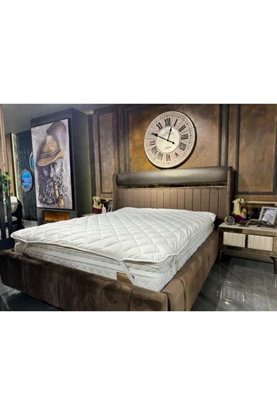 Merinos Kuzu Yünü Yatak Pedi, Yatak Koruyucu, Yatak Şiltesi (%100 MERİNOS KUZU YÜNÜ)