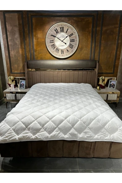 Çift Kişilik Merinos Kuzu Yünü Yorgan (%100 Saf Merinos Kuzu Yünü) 195 x 215 cm Ebat - 7