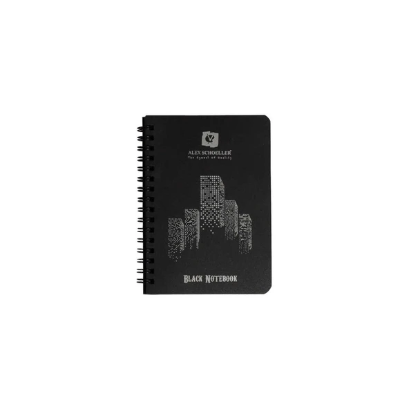 Alex Scholler A6 60 Sy 120 Gr Sityah Defter Spr - 2