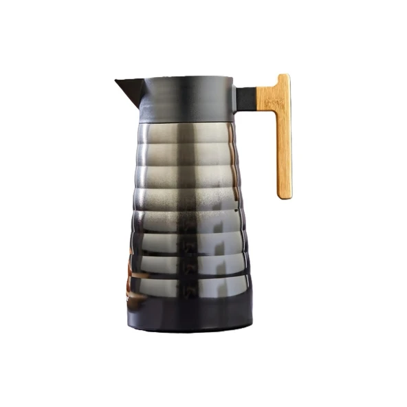 AKILLIELMA-COOKER 2L ÇELİK TERMOS CKR2097 GRİ SİYAH ürün görseli