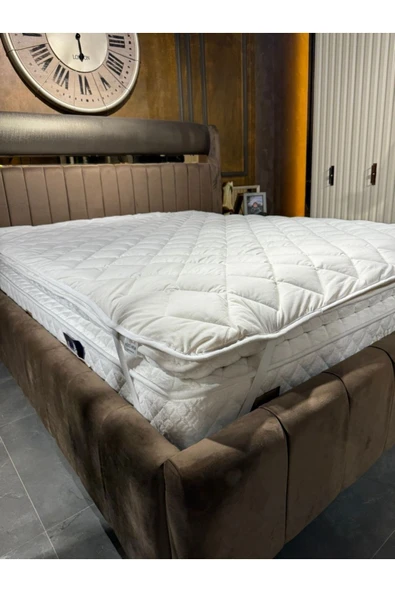 Merinos Kuzu Yünü Yatak Pedi, Yatak Koruyucu, Yatak Şiltesi (%100 MERİNOS KUZU YÜNÜ) - 4