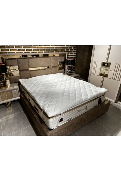 Merinos Kuzu Yünü Yatak Pedi, Yatak Koruyucu, Yatak Şiltesi (%100 Merinos Kuzu Yünü) - 3