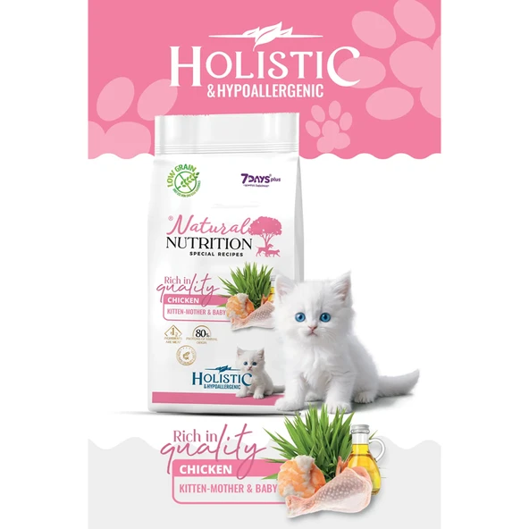 Natural Nutrition Tavuklu Yavru Kedi Maması 2 Kg ürün görseli