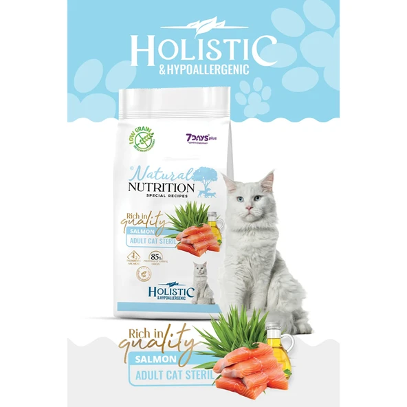 Natural Nutrition Somonlu Kısır Kedi Maması 2 Kg ürün görseli 1