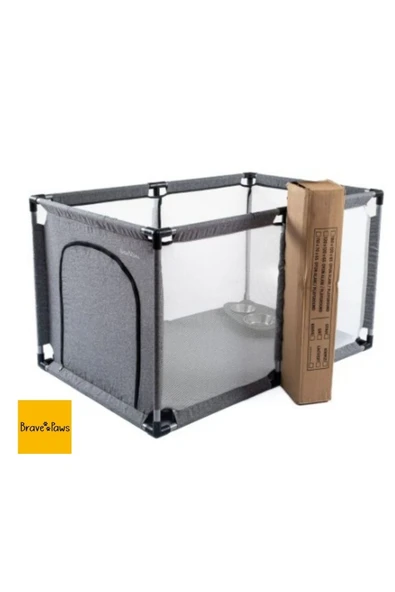 Kedi, Köpek Oyun evi ve Doğum Alanı Çit Şeklinde Kolay Kurulum 70x110cm - 4