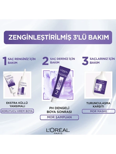 Excellence Cool Creme Saç Boyası – 3.11 Ekstra Küllü Koyu Kahve - Resim 3