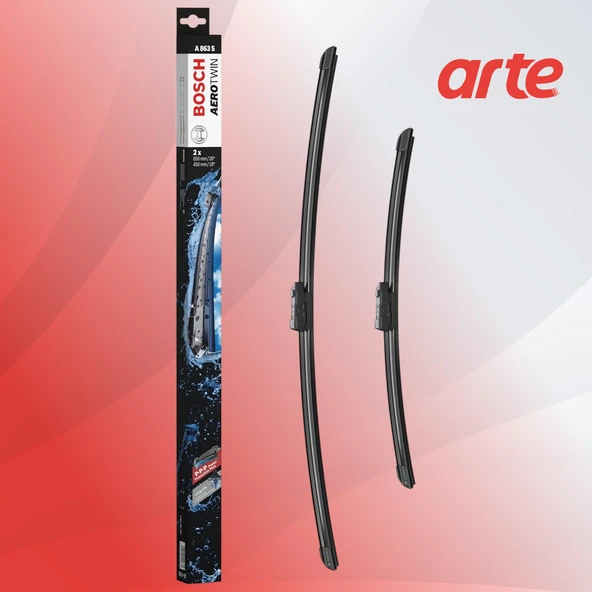 Audi A1 Citycarver 2019-2022 Uyumlu Ön Silecek Takımı | Bosch Aerotwin Serisi | 2'li Set | ürün görseli