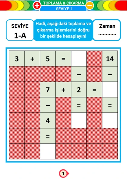 Herkes İçin Seviye Seviye Toplama Çıkarma YAZ SİL Kitabı - 2