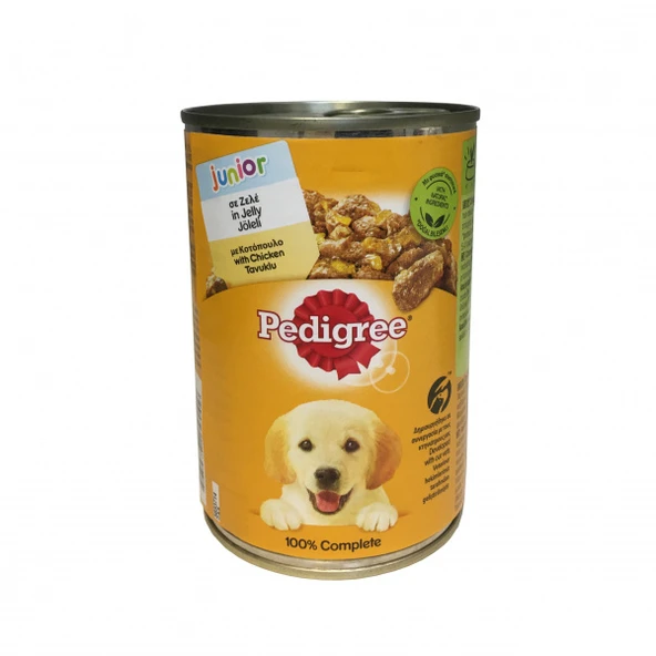 Pedigree Jöle İçinde Tavuklu Yavru Köpek Konservesi 400 Gr - 1
