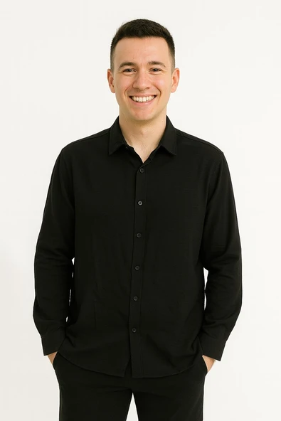 Huffa Erkek Ayrobin Uzun Kol Gömlek 7367 - Resim 4