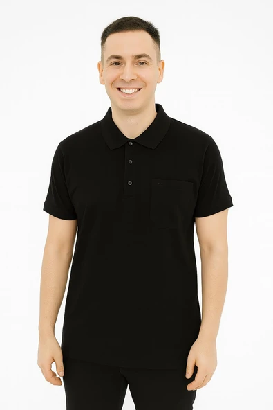 Ercan Yakalı Klasik Fit Kısa Kol Erkek Tişört 7371