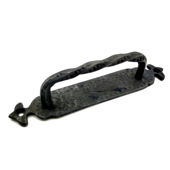 Antika Tarz Dekoratif Pirinç Burgulu Çekme Kol - 205x33 Mm, Oksit ürün görseli 1