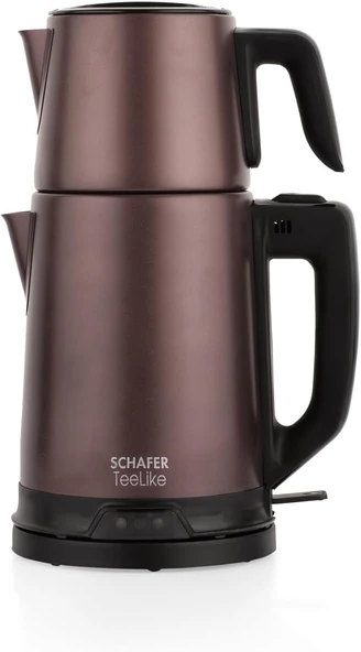 Schafer TeeLike Elektrikli Çay Makinesi-Kahverengi ürün görseli