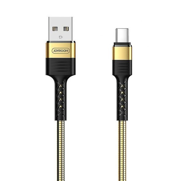 Joyroom S-M363 1.2m 2.4A Type-C USB Hızlı Şarj ve Data Kablosu Gold