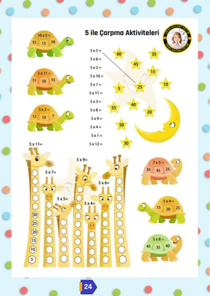 Dört İşlem Matematik Pratikleri YAZ-SİL Kitabı - Resim 5