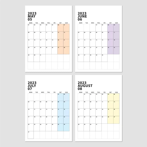 2026 Duvar Takvimi, Aylık Planlayıcı Takvim, Minimalist Takvim, Duvar Planlayıcısı - Resim 5