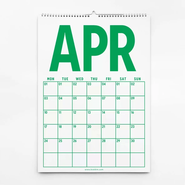 Renkli 2026 Duvar Takvimi, Aylık Planlama Duvar Takvimi, Duvar Planlayıcısı, Rengarenk - 4