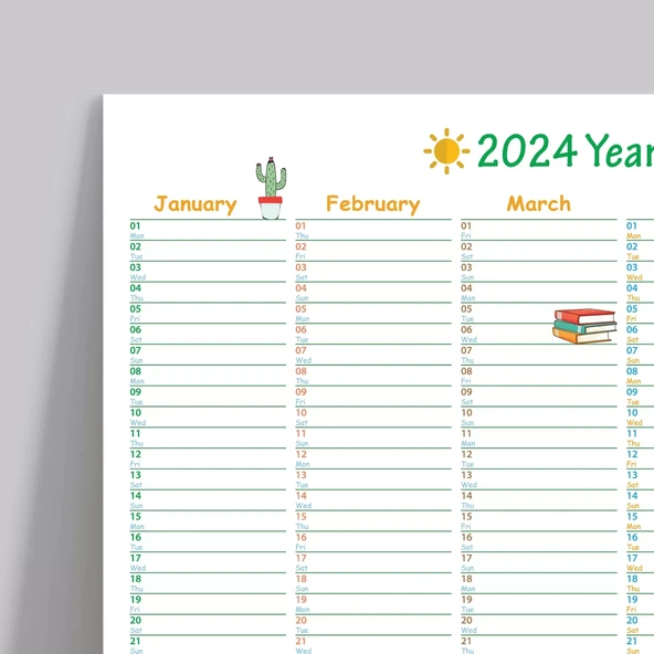 2026 Yıllık Planlayıcı Duvar Takvimi, Seyahat Modu, 2026 Planlayıcı Takvim, Aylık Planlayıcı, 2026 Year Planner, 2026 Wa - Resim 3